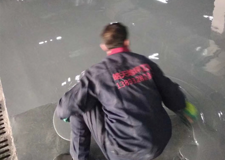 車(chē)庫地坪施工現場(chǎng)